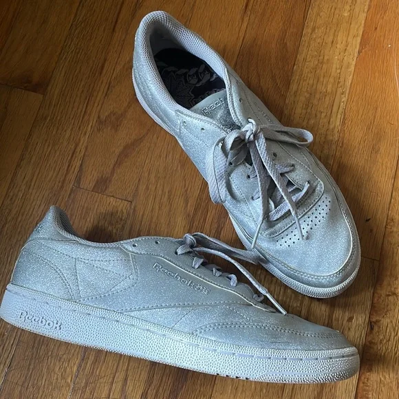 Reebok Club C 85 Diamond Silver Sneakers - Picture 1 of 9